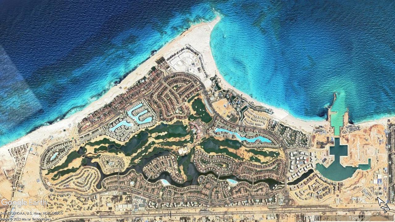 Marassi Sidi Abd El Rahman Mediterranean Waterfront Master Plan, Egypt - Coordination by Dr. Alaa Youssef